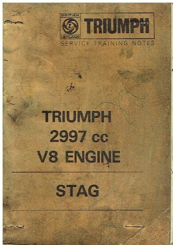 Triumph stag v8 engine - 3.0,