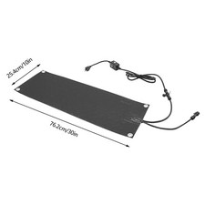 3Pcs Snow Melting Mat Non-Slip Heated Outdoor Mats 10''x30'' with Power Cord