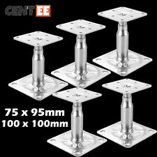Post Carrier Height Adjustable Post Anchor Carport Steel Hot Dip Galvanised Support Base