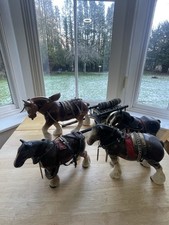 Vintage Shire Horse X 4 and