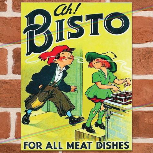 Bisto metal signs man cave - metal,