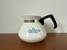 Vintage Corning Ware Pyrosil Ware Coffee Pot 6 Cup Cornflower Used Netherlands 