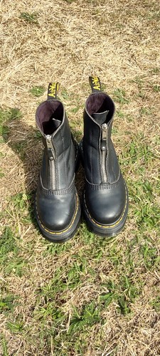 Martens black leather jetta - martens,
