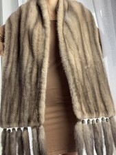 Vintage genuine mink fur stole