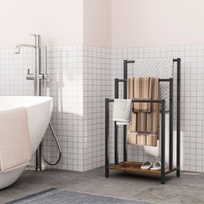Freestanding Towel Rack Metal