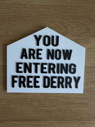 Free derry wall - wall, plaque