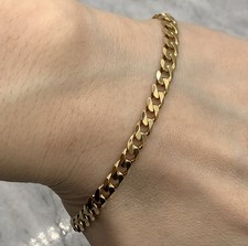 9 ct Gold Curb Chain Bracelet