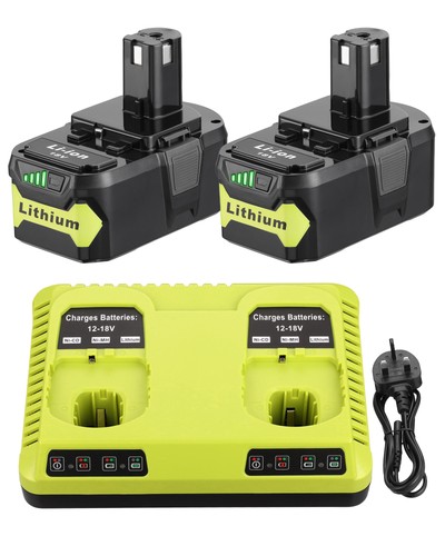 2x5ah 18v battery for ryobi - 2x5ah,