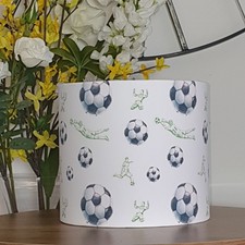 Football Ceiling Drum Light Shade 25cm/10"
