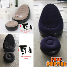 Jilong Deluxe Inflatable Lounger Ottoman Couch Foot Stool Seat Air Gaming Chair
