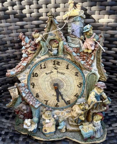 Boyds bears collector clock - bears,