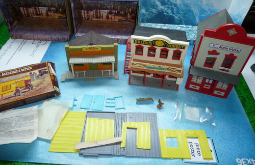 Western town play set - western,
