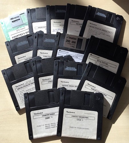 Floppy disks for technics - floppy, kn