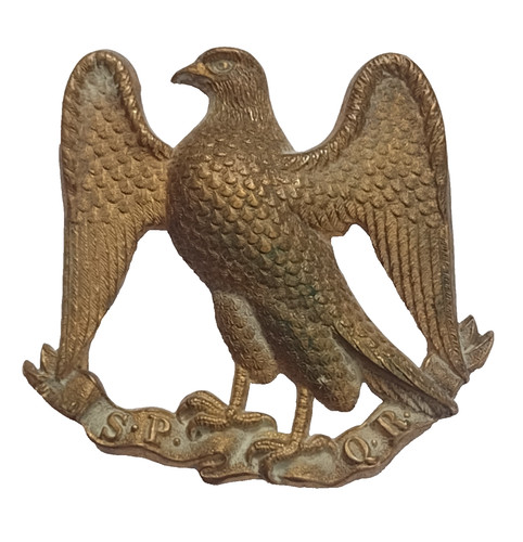 Napoleonic french shako plate - shako,