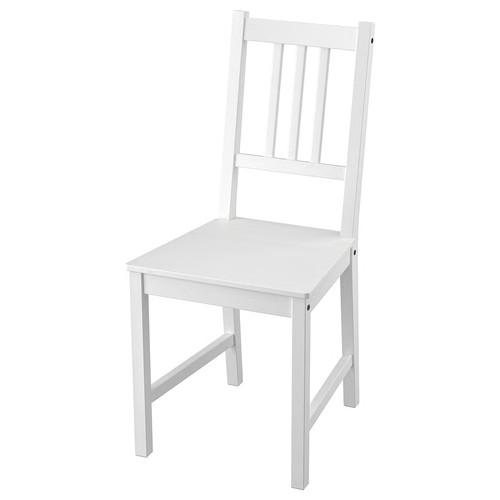 Ikea stefan chair white wooden - chair,