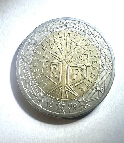 2euro coins 1999 - rf,