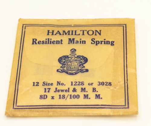 Hamilton resilient main - hamilton, spring