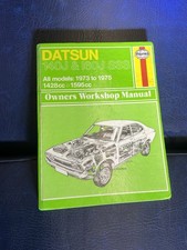 Used Datsun 140J & 160J SSS 1973 to 1975 Haynes hardback Workshop Manual