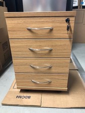 Under Desk Lockable 4 Drawer