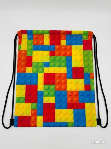 Lego inspired drawstring - 2x,