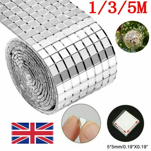 Glass mirror mosaic tiles self - mirror,