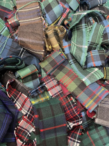 Tartan scottish mixed colour - tartan,
