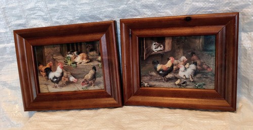 Pair wooden framed - wooden,