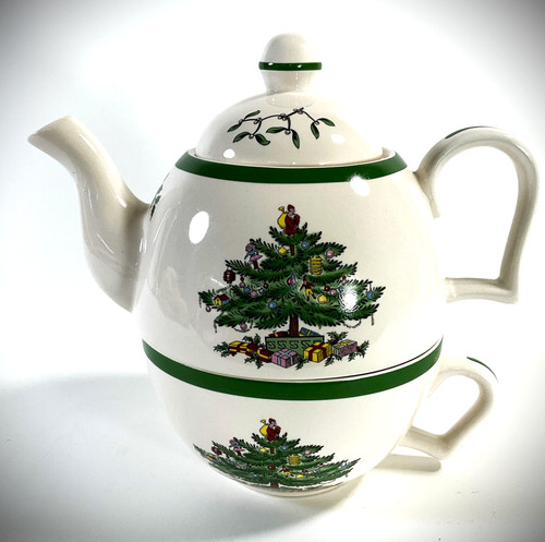 Spode christmas tree tea for - "christmas,