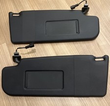 VW GOLF MK5  GENUINE R32 & GTI EDITION 30 PAIR FRONT SUN VISOR SET BLACK
