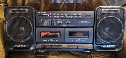 Vintage sharp boombox radio - sharp,
