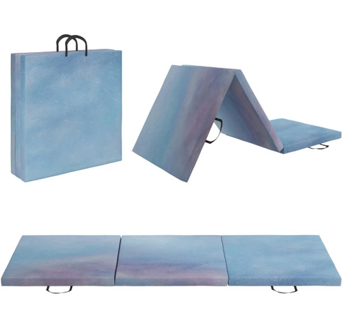 Gymnastics mat tri fold - gymnastics, tri-fold