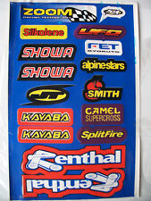 Universal Decals Sticker Kit Yamaha Kawasaki  Dtr  Zxr Gsxr R1 R6 Yzf Zx
