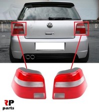 FOR VW GOLF MK4 HATCHBACK 97-06 REAR TAIL LIGHT RED WITH WHITE INDICATOR PAIR 