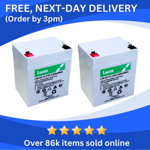 12v 5ah replaces 4ah - 5ah, &