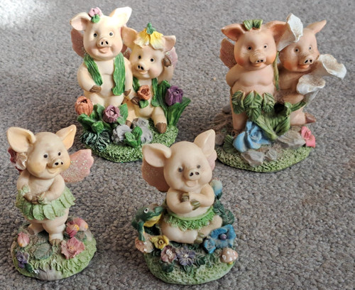 Fairy pig figurines - 4,