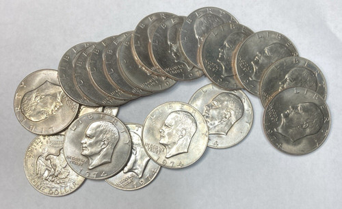 1974 ike dollar roll 20 - dollar,
