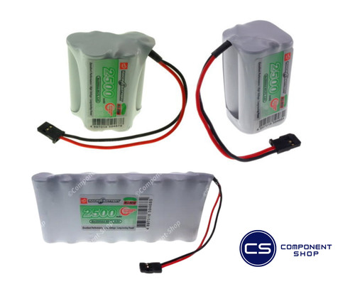 6v aa 2500mah - 4.8v,
