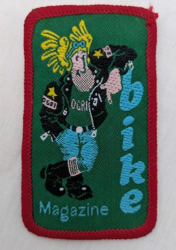 Ogri bike magazine patch - bike, (new