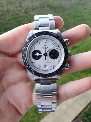 Tudor black bay - chrono, steel