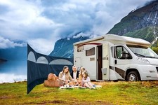 Camping Windbreak Windbreaker Screen 3 Panel Garden Beach 5m x 150cm Summit