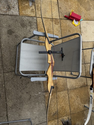 Vintage recurve archery bow - sf,