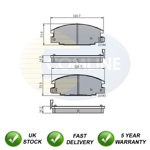 Brake pads set front sjr - pads,