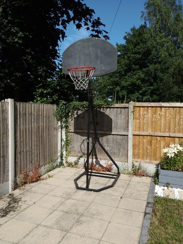 Large basketball hoop stand - large,