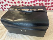 Antique genuine leather Gladstone bag by the. maker Asprey London.