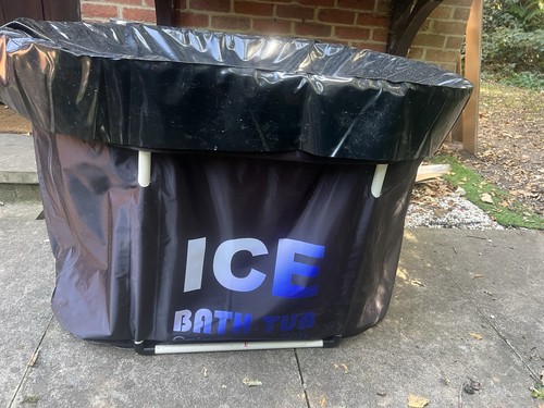 Inflatable ice bath tub cold - ice,