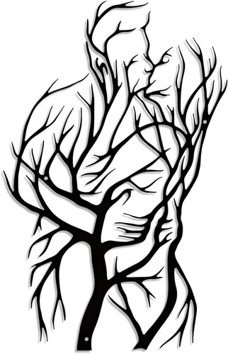 Metal couple tree life - metal,