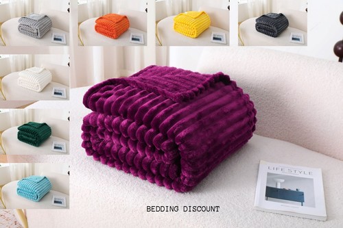 Chunky ribbed throws - chunky,