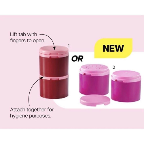 Tupperware salt pepper - salt,