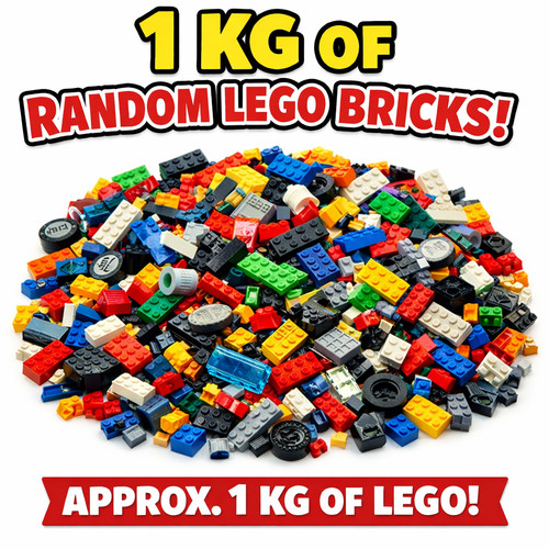 Lego bricks 1kg bulk lot - 1kg,