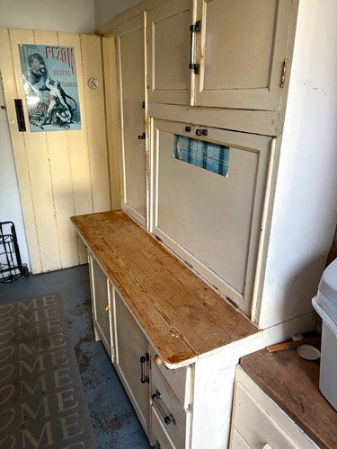 Vintage painted wood - , &